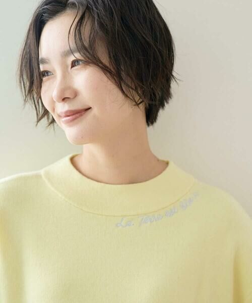 GEORGES RECH / ジョルジュ・レッシュ ニット・セーター | [アンサンブル対応] スウェットライクロゴニット | 詳細2