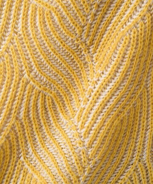 GEORGES RECH / ジョルジュ・レッシュ ニット・セーター | バイカラージャカードニット | 詳細12