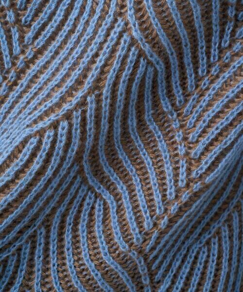 GEORGES RECH / ジョルジュ・レッシュ ニット・セーター | バイカラージャカードニット | 詳細13