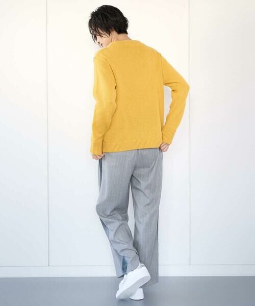 GEORGES RECH / ジョルジュ・レッシュ ニット・セーター | バイカラージャカードニット | 詳細17