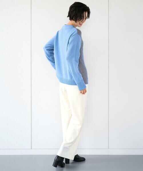 GEORGES RECH / ジョルジュ・レッシュ ニット・セーター | バイカラージャカードニット | 詳細20