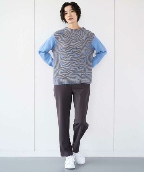 GEORGES RECH / ジョルジュ・レッシュ ニット・セーター | バイカラージャカードニット | 詳細22