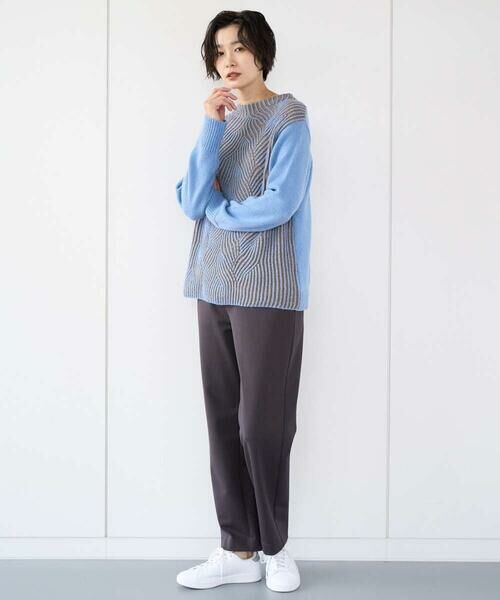 GEORGES RECH / ジョルジュ・レッシュ ニット・セーター | バイカラージャカードニット | 詳細23