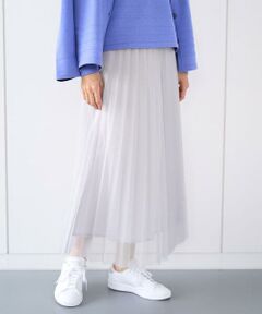 GEORGES RECH / ジョルジュ・レッシュ ロング・マキシ丈スカート | [日本製]アコーディオンシアープリーツスカート