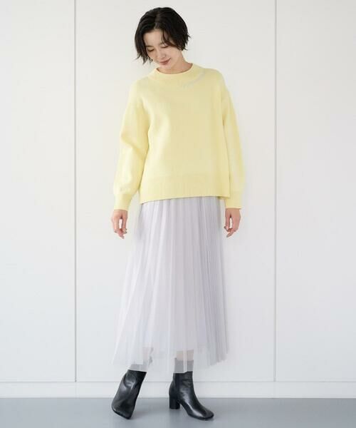 GEORGES RECH / ジョルジュ・レッシュ ロング・マキシ丈スカート | [日本製]アコーディオンシアープリーツスカート | 詳細1