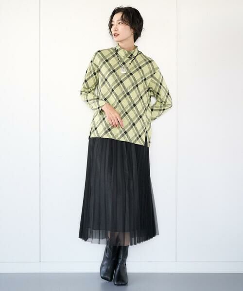 GEORGES RECH / ジョルジュ・レッシュ ロング・マキシ丈スカート | [日本製]アコーディオンシアープリーツスカート | 詳細11