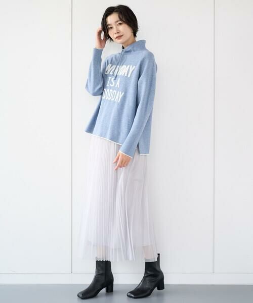 GEORGES RECH / ジョルジュ・レッシュ ロング・マキシ丈スカート | [日本製]アコーディオンシアープリーツスカート | 詳細14