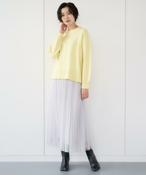 GEORGES RECH / ジョルジュ・レッシュ ロング・マキシ丈スカート | [日本製]アコーディオンシアープリーツスカート | 詳細18