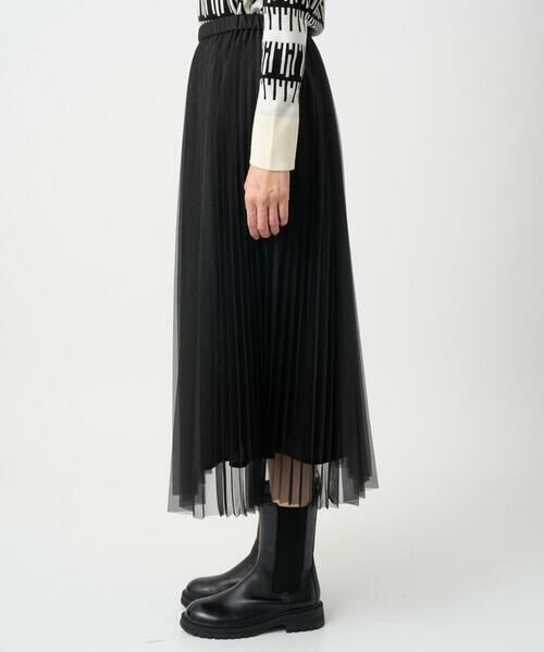 GEORGES RECH / ジョルジュ・レッシュ ロング・マキシ丈スカート | [日本製]アコーディオンシアープリーツスカート | 詳細3