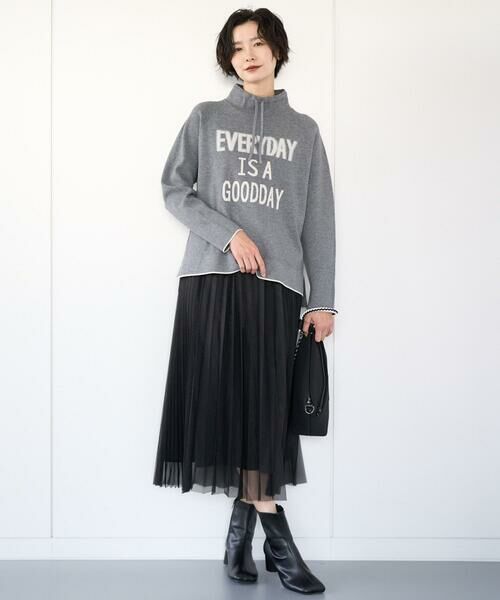 GEORGES RECH / ジョルジュ・レッシュ ロング・マキシ丈スカート | [日本製]アコーディオンシアープリーツスカート | 詳細9