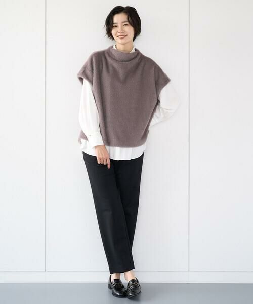 GEORGES RECH / ジョルジュ・レッシュ カットソー | [日本製]ボトルネックフレンチスリーブテディベスト | 詳細17