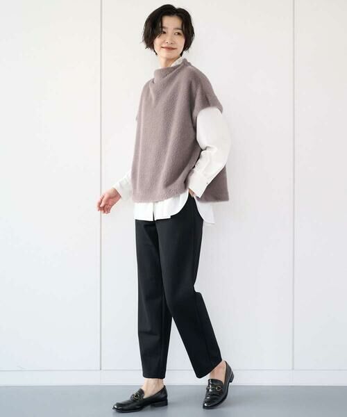 GEORGES RECH / ジョルジュ・レッシュ カットソー | [日本製]ボトルネックフレンチスリーブテディベスト | 詳細18