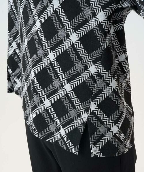 GEORGES RECH / ジョルジュ・レッシュ カットソー | へリンボンラインジャガードハイネックカットソー | 詳細8