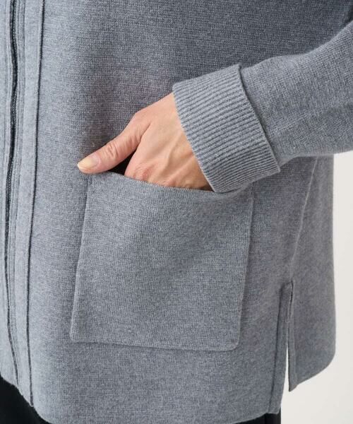 GEORGES RECH / ジョルジュ・レッシュ カーディガン・ボレロ | [アンサンブル対応] ミラノリブジップアップニットカーディガン | 詳細10