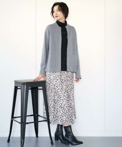 GEORGES RECH / ジョルジュ・レッシュ カーディガン・ボレロ | [アンサンブル対応] ミラノリブジップアップニットカーディガン | 詳細17