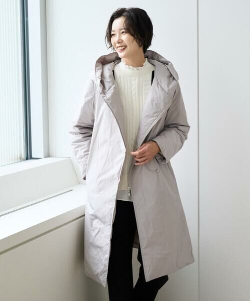 GEORGES RECH / ジョルジュ・レッシュ ダウンジャケット・ベスト | ステッチレスシャンブレーロングダウンコート | 詳細1