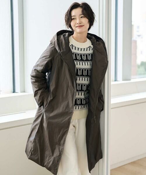 GEORGES RECH / ジョルジュ・レッシュ ダウンジャケット・ベスト | ステッチレスシャンブレーロングダウンコート | 詳細3