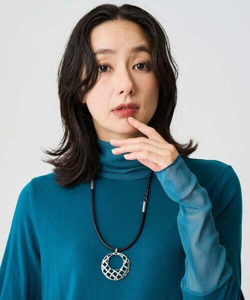 GEORGES RECH / ジョルジュ・レッシュ ネックレス・ペンダント・チョーカー | [日本製]ラタンメタルメッシュネックレス（シルバー）