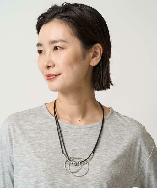 GEORGES RECH / ジョルジュ・レッシュ ネックレス・ペンダント・チョーカー | [日本製]メタルリングネックレス（シルバー）