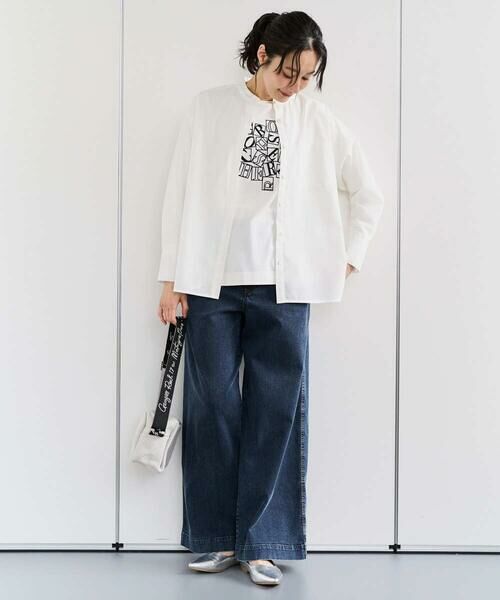 GEORGES RECH / ジョルジュ・レッシュ シャツ・ブラウス | [日本製]バンドカラーシャツ | 詳細19