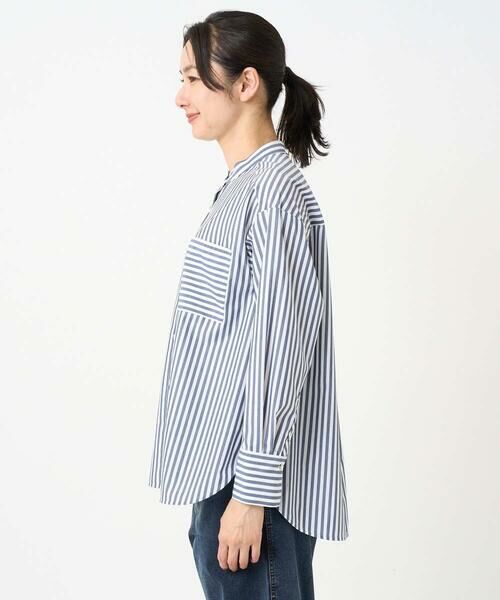 GEORGES RECH / ジョルジュ・レッシュ シャツ・ブラウス | [日本製]バンドカラーシャツ | 詳細6