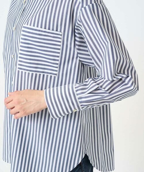 GEORGES RECH / ジョルジュ・レッシュ シャツ・ブラウス | [日本製]バンドカラーシャツ | 詳細9