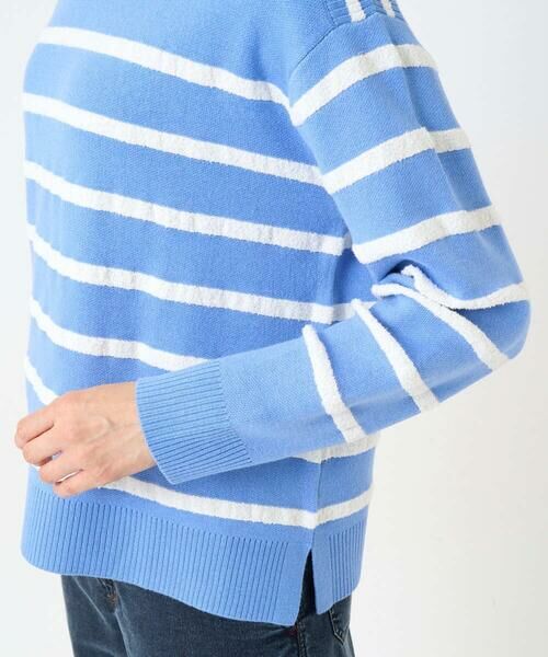 GEORGES RECH / ジョルジュ・レッシュ ニット・セーター | ブークレボーダーボートネックニット | 詳細11