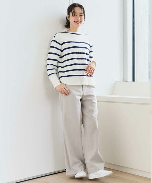 GEORGES RECH / ジョルジュ・レッシュ ニット・セーター | ブークレボーダーボートネックニット | 詳細16