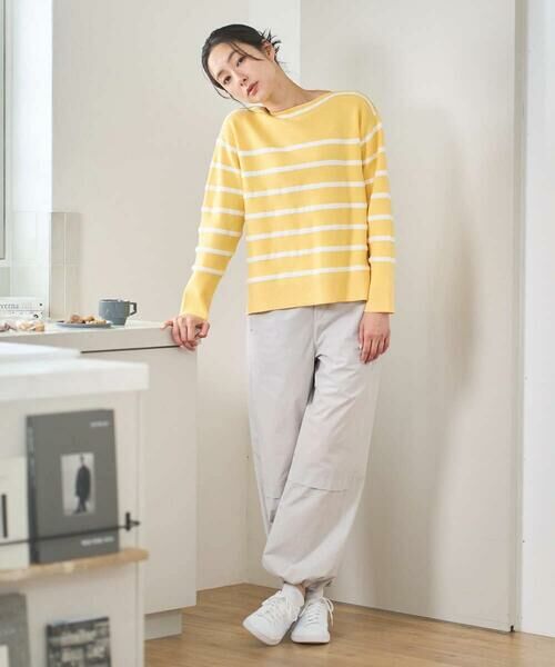 GEORGES RECH / ジョルジュ・レッシュ ニット・セーター | ブークレボーダーボートネックニット | 詳細25