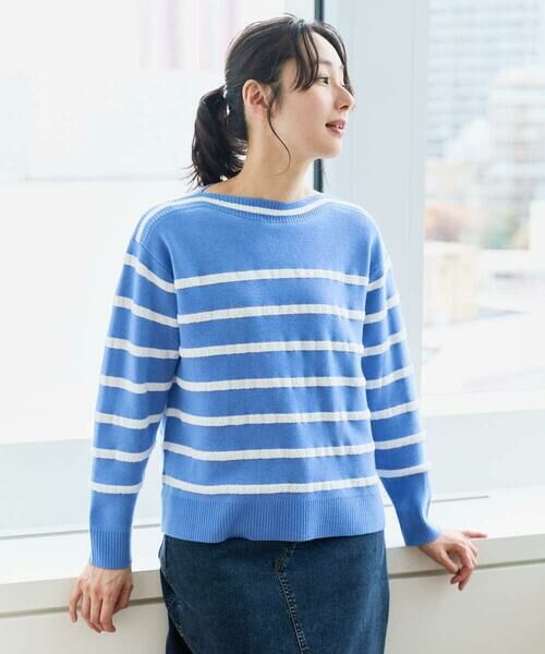 GEORGES RECH / ジョルジュ・レッシュ ニット・セーター | ブークレボーダーボートネックニット | 詳細6