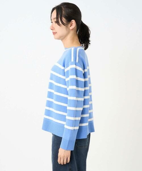 GEORGES RECH / ジョルジュ・レッシュ ニット・セーター | ブークレボーダーボートネックニット | 詳細8