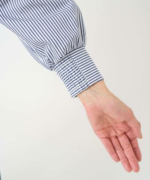 GEORGES RECH / ジョルジュ・レッシュ ニット・セーター | ストライプコンビアシンメトリーニット | 詳細9