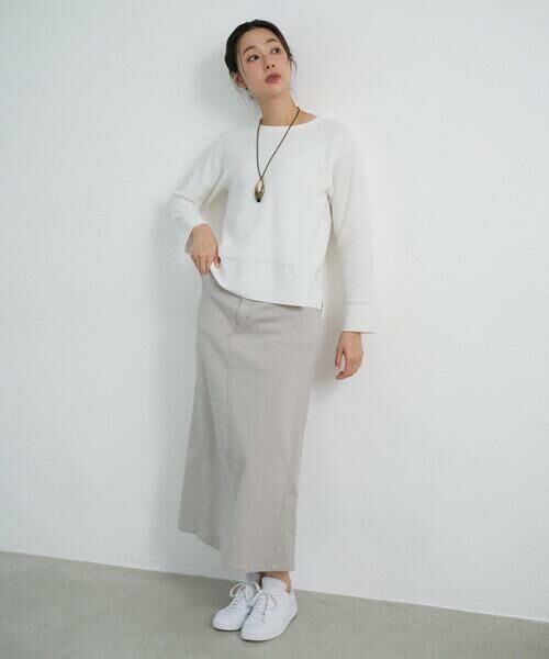 GEORGES RECH / ジョルジュ・レッシュ ロング・マキシ丈スカート | [セットアップ対応]ジャージーデニムセミタイトスカート | 詳細16