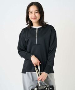 GEORGES RECH / ジョルジュ・レッシュ カットソー | ハーフジップジャージープルオーバー