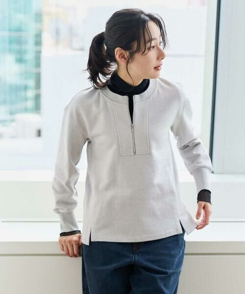 GEORGES RECH / ジョルジュ・レッシュ カットソー | ハーフジップジャージープルオーバー | 詳細1