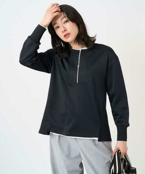 GEORGES RECH / ジョルジュ・レッシュ カットソー | ハーフジップジャージープルオーバー | 詳細3