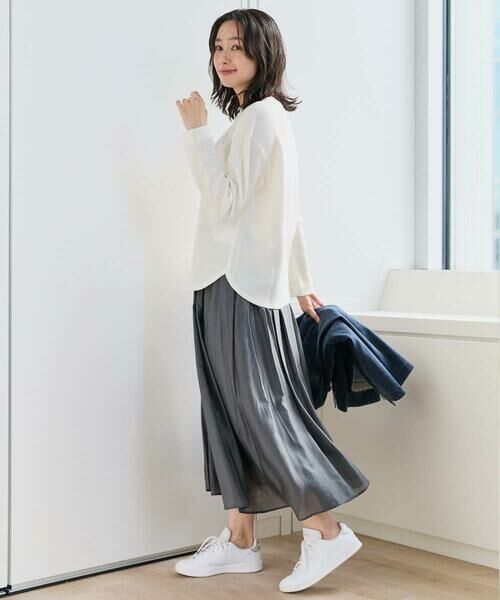 GEORGES RECH / ジョルジュ・レッシュ カットソー | ラメニットテープロゴ刺繍プルオーバー | 詳細14