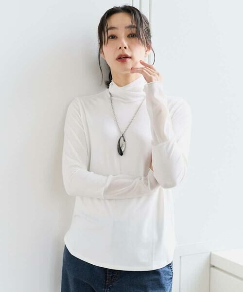 GEORGES RECH / ジョルジュ・レッシュ カットソー | チュールハイネックカットソー | 詳細14