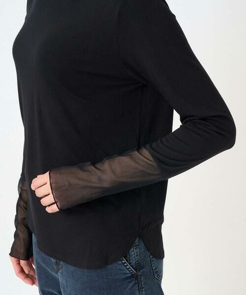 GEORGES RECH / ジョルジュ・レッシュ カットソー | チュールハイネックカットソー | 詳細2