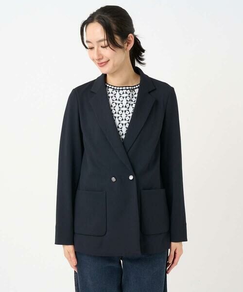 GEORGES RECH / ジョルジュ・レッシュ テーラードジャケット | [日本製]ジャージーテーラードジャケット | 詳細3