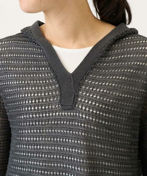 GEORGES RECH / ジョルジュ・レッシュ ニット・セーター | シアーギマニットパーカー | 詳細25