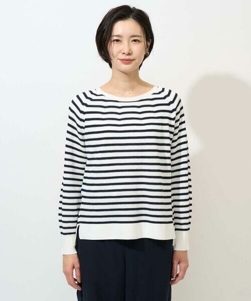 GEORGES RECH / ジョルジュ・レッシュ ニット・セーター | [アンサンブル対応]畦タック柄ニットプルオーバー | 詳細23