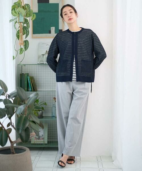 GEORGES RECH / ジョルジュ・レッシュ カーディガン・ボレロ | ブークレメッシュニットブルゾン | 詳細17