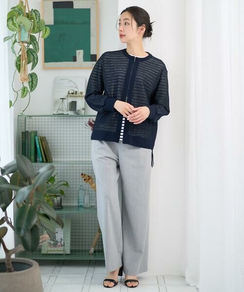 GEORGES RECH / ジョルジュ・レッシュ カーディガン・ボレロ | ブークレメッシュニットブルゾン | 詳細18