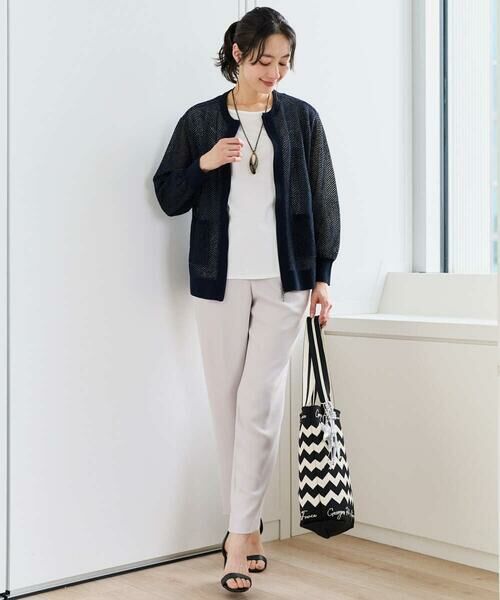 GEORGES RECH / ジョルジュ・レッシュ カーディガン・ボレロ | ブークレメッシュニットブルゾン | 詳細19