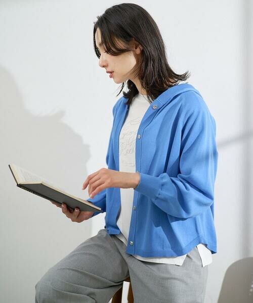 GEORGES RECH / ジョルジュ・レッシュ カーディガン・ボレロ | [アンサンブル対応]ニットフードカーディガン | 詳細16