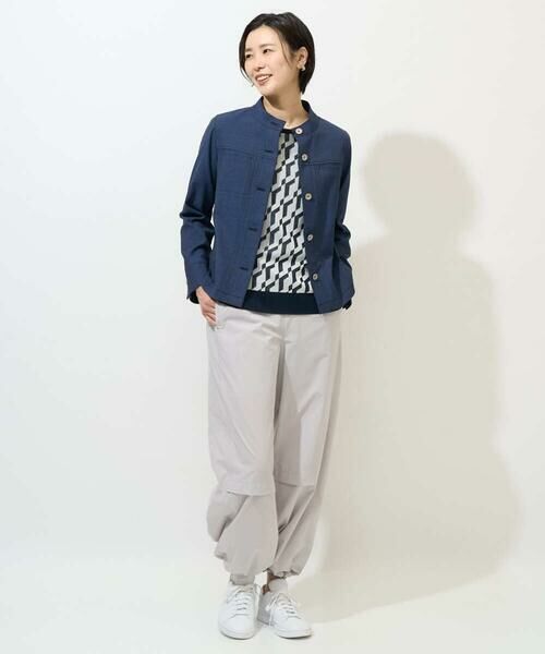 GEORGES RECH / ジョルジュ・レッシュ ニット・セーター | [日本製]ハイゲージ幾何ジャカードニット | 詳細14