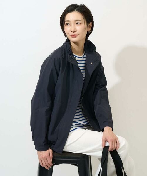 GEORGES RECH / ジョルジュ・レッシュ その他アウター | グログランショートマウンテンパーカー（ネイビー）