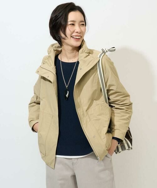 GEORGES RECH / ジョルジュ・レッシュ その他アウター | グログランショートマウンテンパーカー（ベージュ）