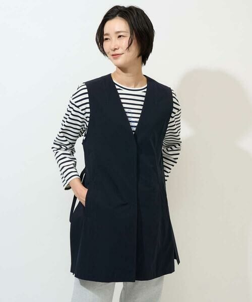 GEORGES RECH / ジョルジュ・レッシュ ベスト | [セットアップ対応]4WAYタフタロングジレ | 詳細3